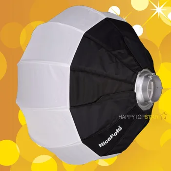 

Photo Video Studio Nylon 80cm 31.5" Globe Round Soft box Softbox Diffuser For Bowens Mount Bowen for Godox JinBei Strobe Flash
