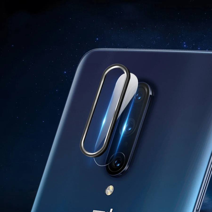 Для Oneplus 7 Pro Чехол из закаленного стекла для Oneplus 7 6T 6 Камера защитное кольцо бампер чехол и объектив Защита экрана стеклянная пленка