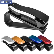 Universal Auto Auto Sonnenblende Gläser Box Sonnenbrille Clip Karte Ticket Halter Verschluss Stift Fall Brillen Zubehör