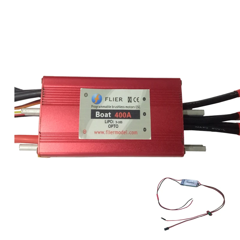Waterproof brushless ESC 16S 400A for RC boat with BEC
