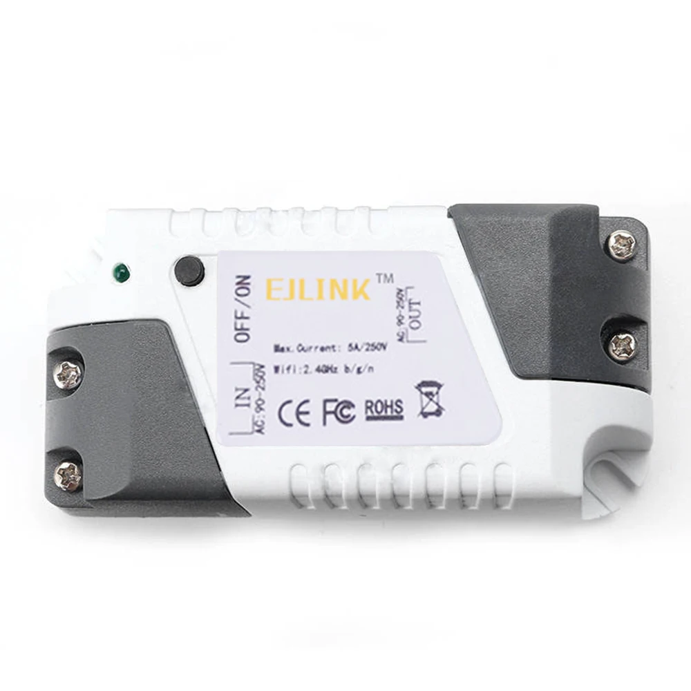 

EJLink Smart Home Wifi Switch Wireless Remote Switch Ewelink DIY Smart Module Domotica Wifi Light Switch Work with Amazon Alexa