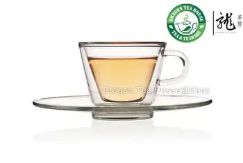 

Double Wall Clear Glass Teacup w/t Saucer 100ml FH-394P