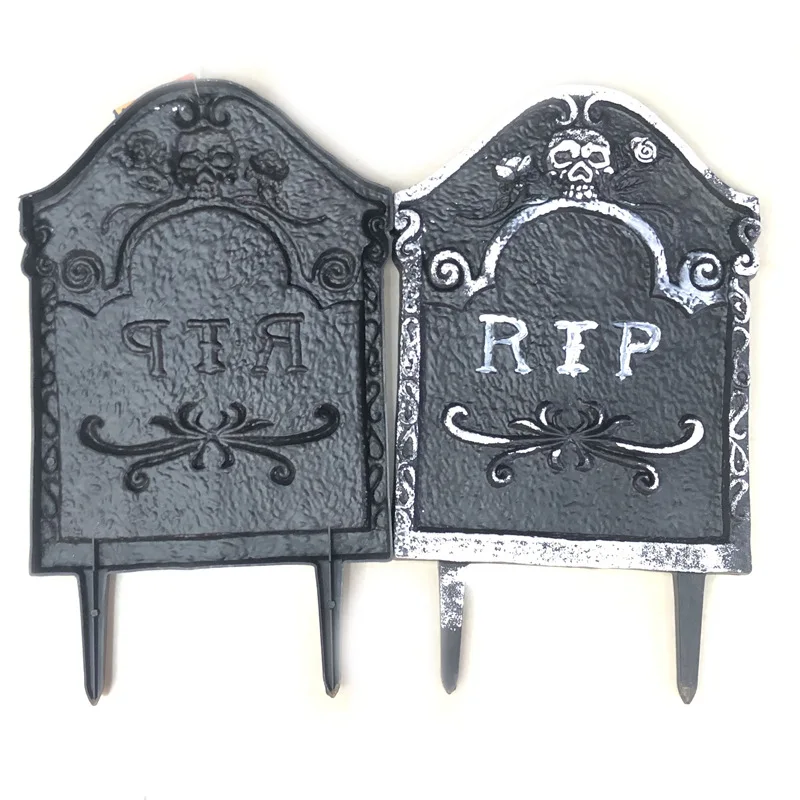 

Ghost Accessory Scary Horror Decorative Simulation Tombstone Layout Prop Scene for Halloween Decor Haunted House July 1