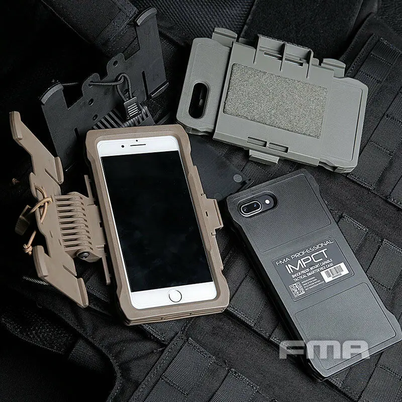 

FMA Hunting Tactical Molle Vest Phone Case Cover Pouch for iPhone 7plus / 8plus