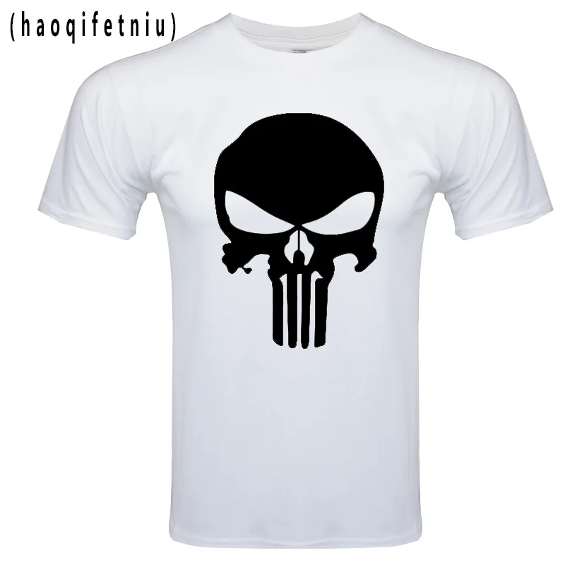 Streetwear Men's Casual T-Shirt Skull Print Punisher Super Hero T Shirt Men Harajuku Short Sleeve tshirt TX147 R DD Streetwear Men's Casual T-Shirt Skull Print Punisher Super Hero T Shirt Men Harajuku Short Sleeve tshirt TX147 R DD