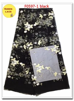 

African French Lace Tulle Embroidery Lace Fabric Wedding Lace Fabric