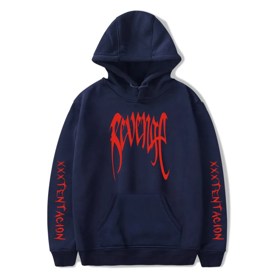  WBDDT Xxxtentacion Hoodies Men Belt Pullover Front Pocket Streetwear Cotton Sweatshirt Hip Hop Oute