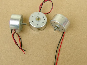 

5pcs solar small motor DC5V 9000rpm mute large torque long axis 300 micro motor