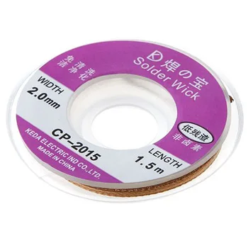 

Hot Sale 5ft/1.5M 2.0mm Desoldering Braid Solder Remover Wick