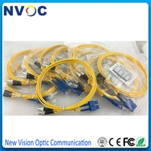 20 шт./пакет, 10 м FC/UPC-SC/UPC Дуплекс 3,0 мм одиночный режим, G652D, ПВХ оболочка, FC-SC Indoor волоконно-оптический патч-корд кабель