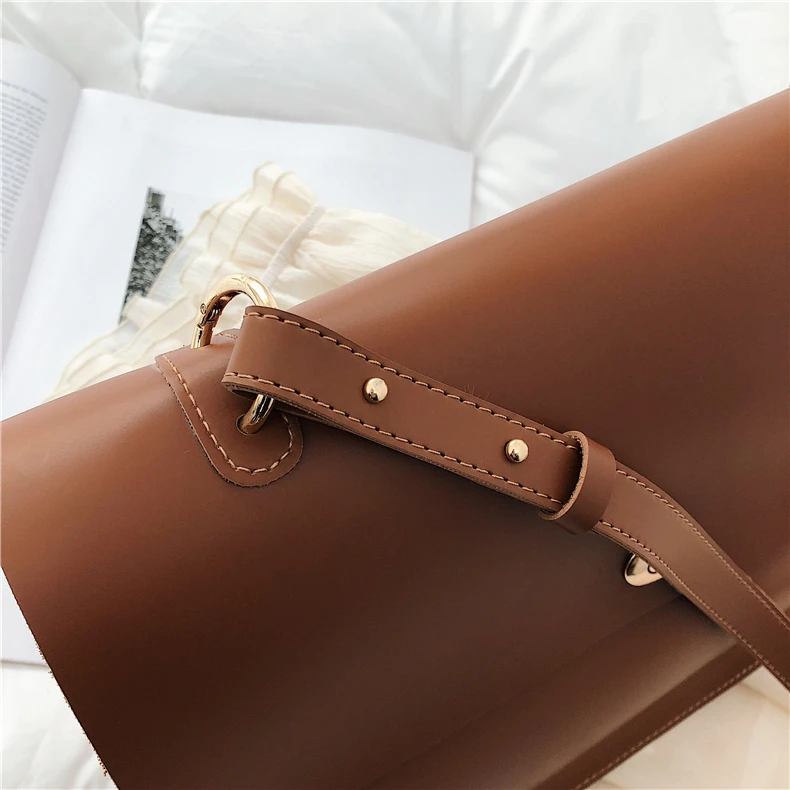 Burminsa, винтажный большой женский портфель, большая вместительность, для офиса, А4, портфель, мягкий, из искусственной кожи, женские сумки через плечо