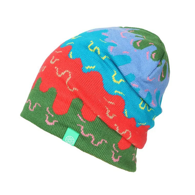 SN. SU. SK теплая зимняя шапка вязаные шапочки головные уборы для мужчин и женщин шапки s Skullies Gorros шапочка в стиле кэжуал шапочка - Цвет: 21