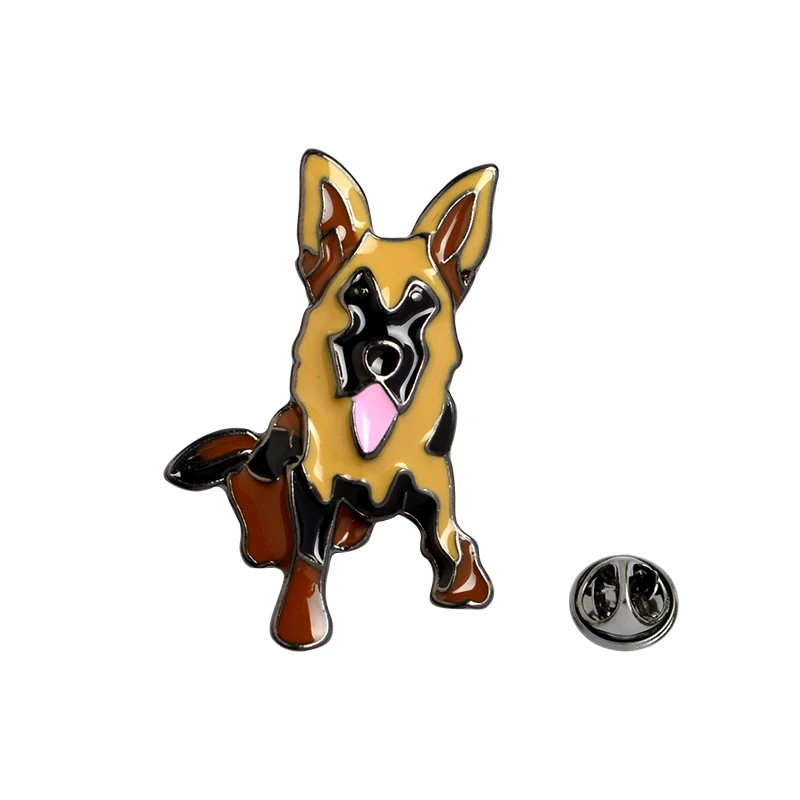 081 25 De Réductionanimal Chien Chiot Teckel Sharpei Labrador Allemand Berger Beagle Broche Veste Collier Bouton Broches Badge Mode Pet Bijoux