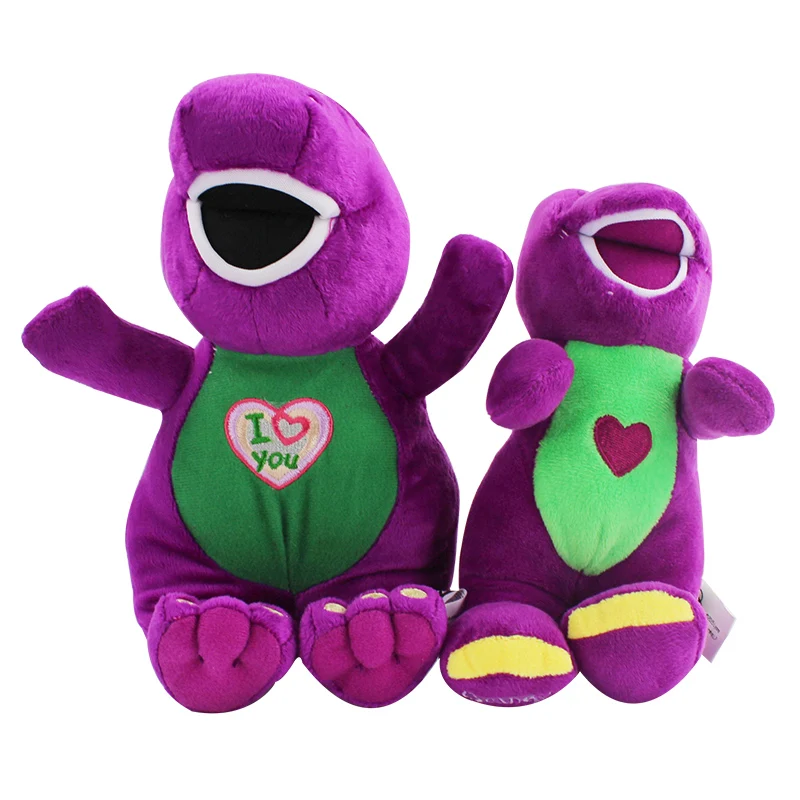 Barney the Dinosaur 12" Soft Plush Musical Singing Adorable Colorful Toy Gift 