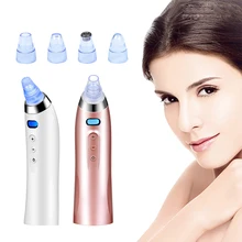 Blackhead Remover Face Skin Care Pore Vacuum Comedo Acne Pimple Removal Vacuum Suction Tool Black Spots Remover Face Cleanser