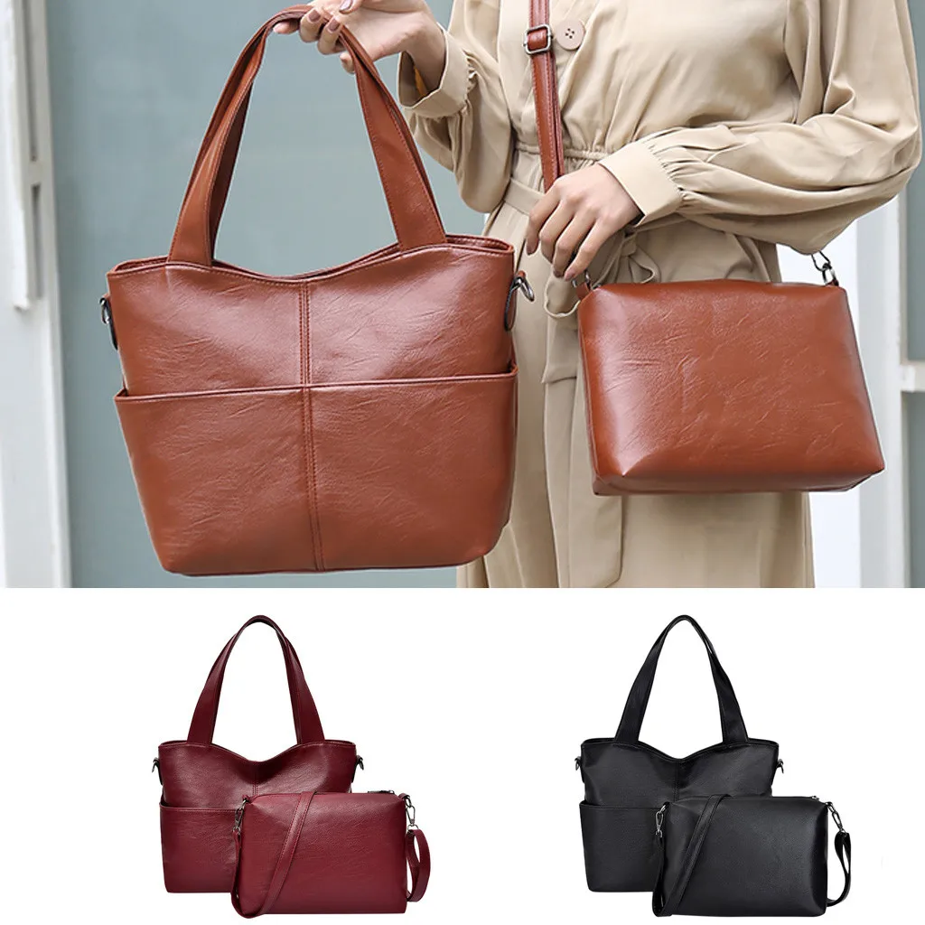 

Coneed Women's Fashion Personalized Big Pocket Design Large Capacity Zipper Shoulder Bag Handbag 2019 May6 P40