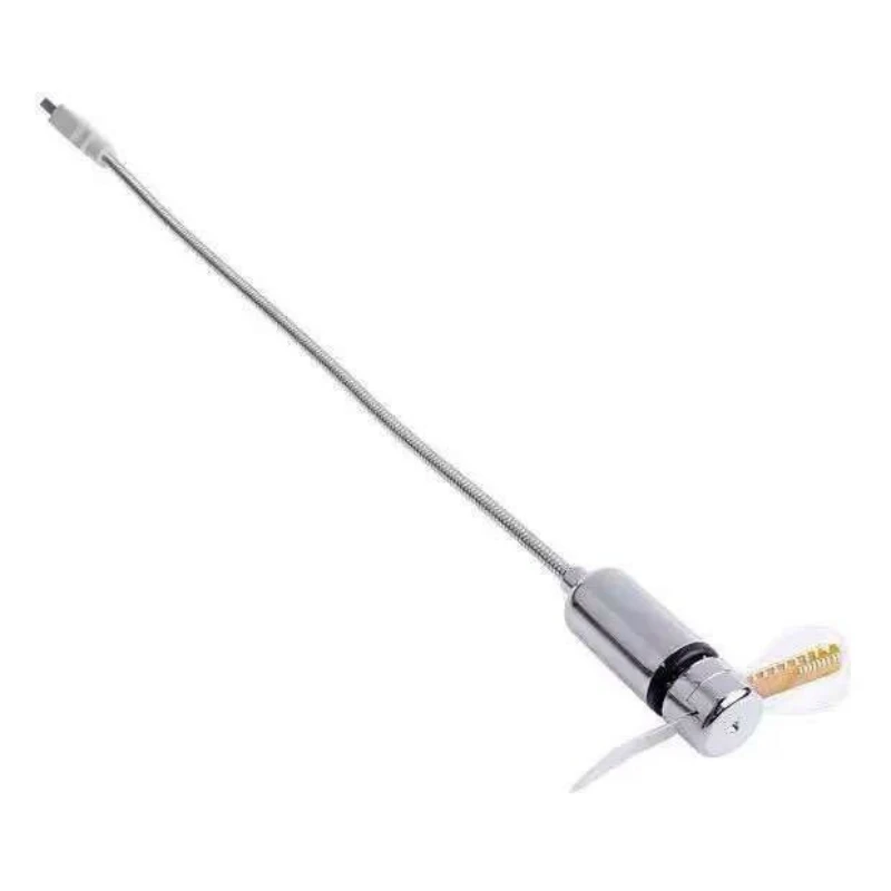 USB Мини Гибкий время прочный Регулируемый USB гаджет мини Гибкий СВЕТОДИОДНЫЙ Свет USB вентилятор для ноутбук Laptop персональный компьютер время Дисплей