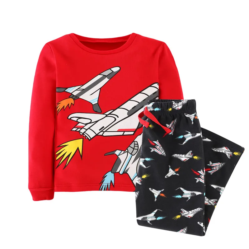 

New Baby boys Clothing sets for boy long sleeve fashion children clothes set printed cotton top + pants fashion suits kids boy