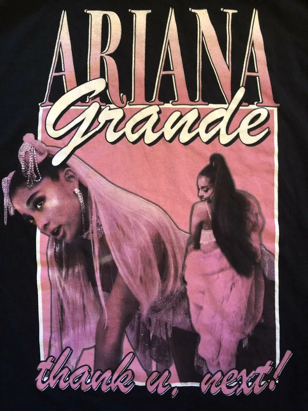 Ariana Grande Sweetner World Tour Merch Thank U, Next футболка, размер S-3XL, Летний стиль, хип-хоп Мужская футболка, топы, футболки