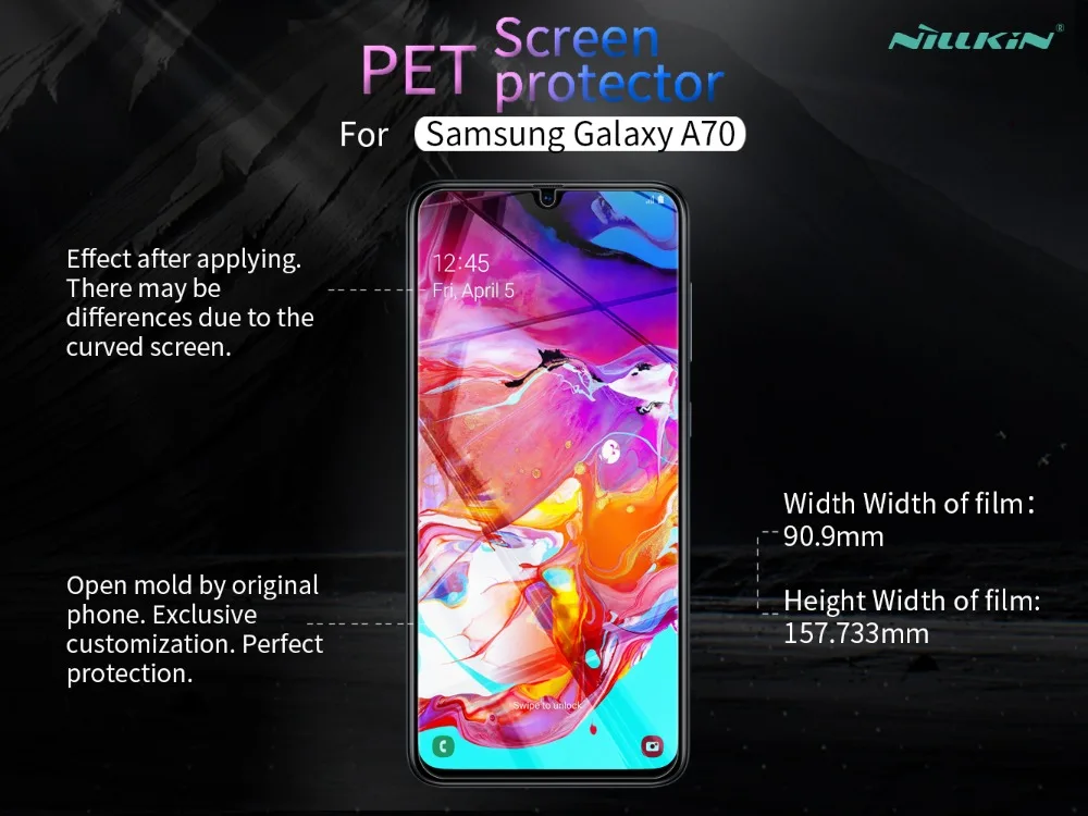 Защита экрана для samsung Galaxy A70 NILLKIN Супер прозрачная защитная пленка для ЖК-экрана и матовая Защита экрана для samsung Galaxy A70