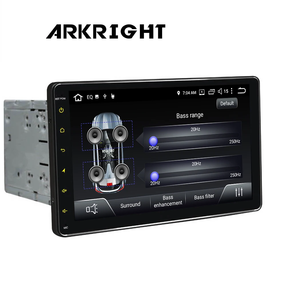 ARKRIGHT 9 ''2 Din 2 ГБ+ 32 Гб HD Android 8,1 Авторадио Wifi/GPS/Bluetooth Универсальное автомобильное радио мультимедийный музыкальный плеер с DSP RDS