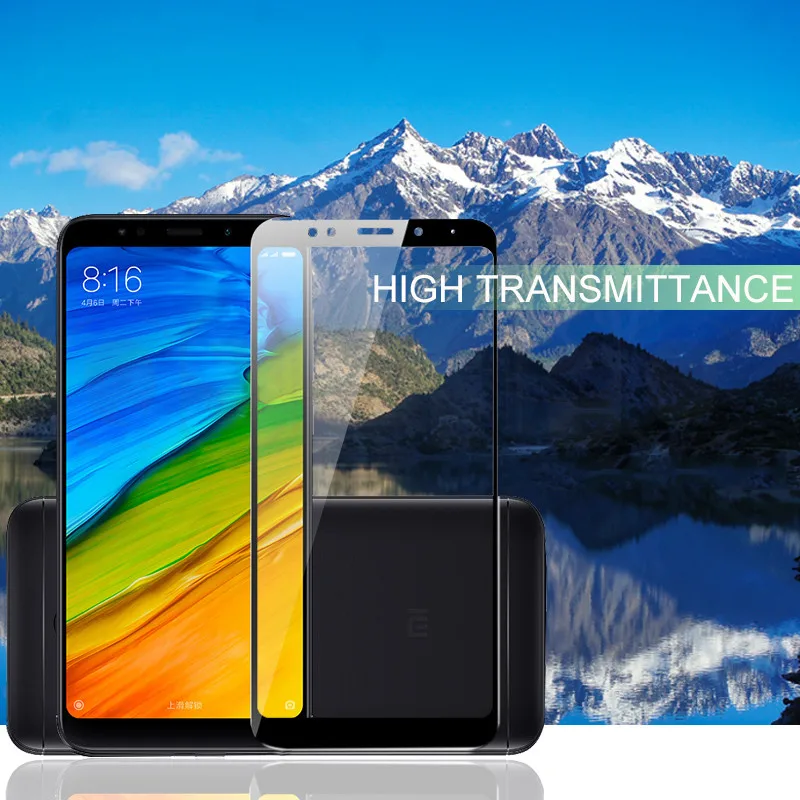 9 H الزجاج المقسى ل Xiaomi Redmi 5 Redmi5 كامل غطاء واقي للشاشة ل Redmi 5 زائد Redmi5plus الهاتف الزجاج طبقة رقيقة واقية