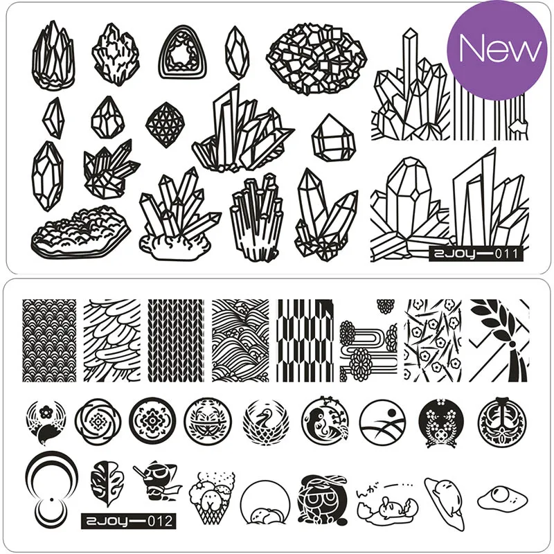 

Exclusive Nail Stamping Plates Squirrel Animal Letter Flower Cartoon Image Geometry Pattern Template DIY Manicure Stencil Gift