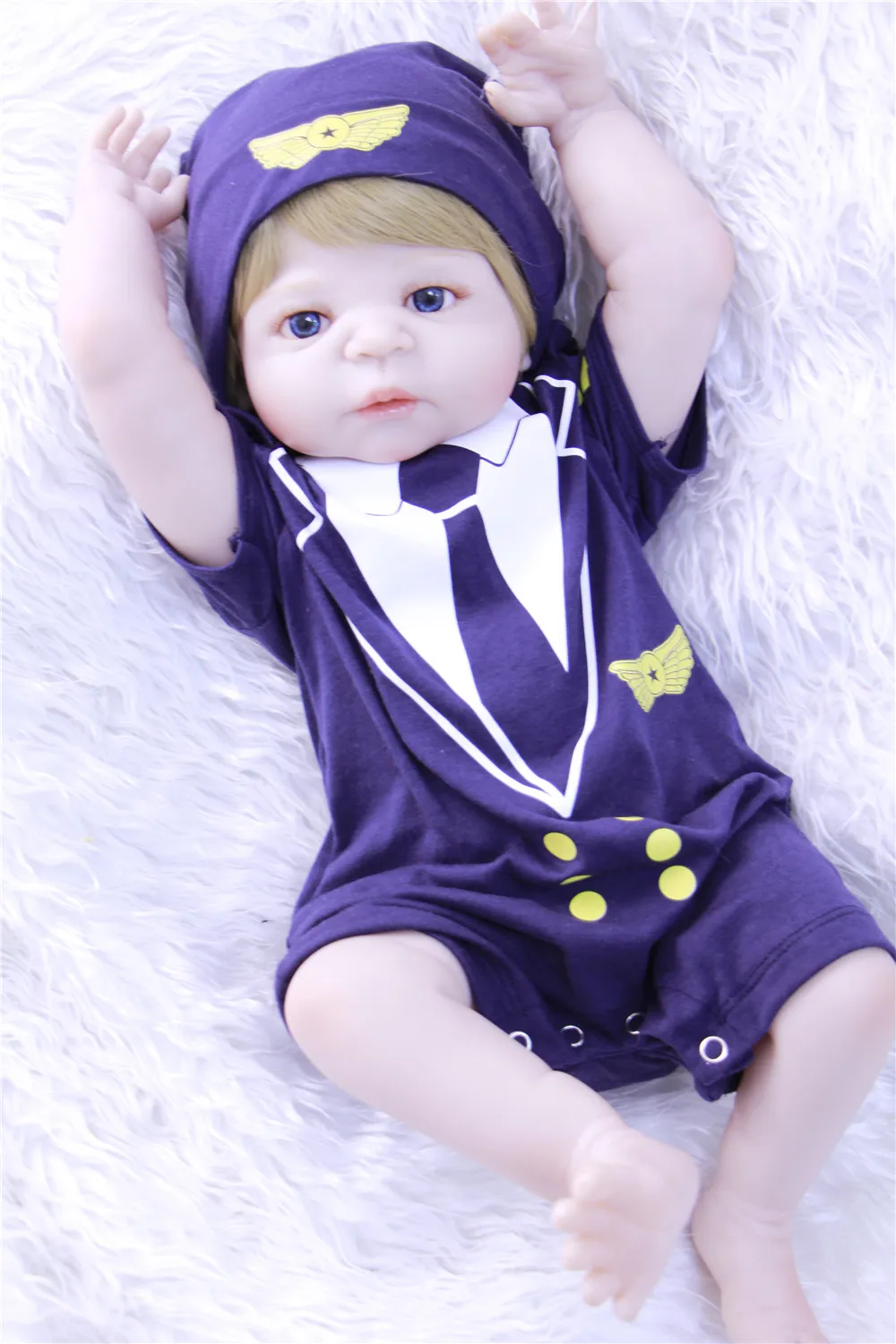 Npk Bebe Dolls Boy Doll 22 Soft Silicone Doll Reborn Alive Dolls Lifelike New Born Babies Reborn Boy Toys For Children Gift Dolls Aliexpress