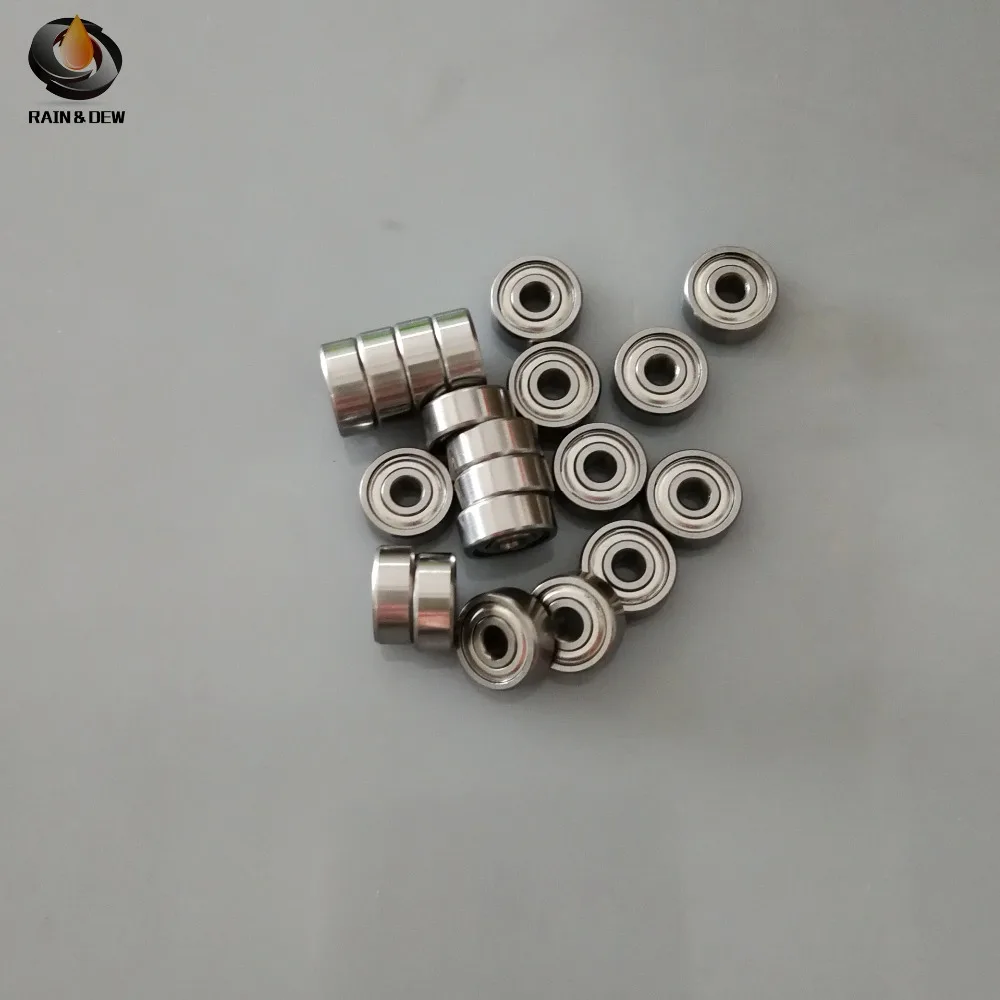 10PCS/Set 3*8*4mm 693ZZ ABEC-7 Miniature Ball Bearings Small Double Shielded Metal Steel Roller Bearing Kit | Обустройство дома
