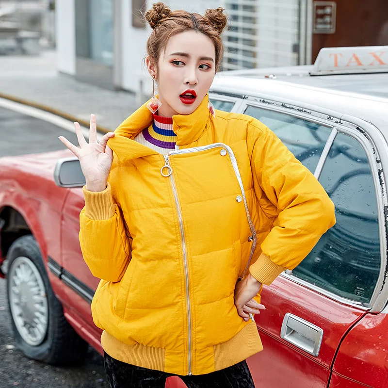 yellow down jacket womens