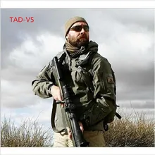 16 Высокое качество скрытень Акула кожа мягкая оболочка TAD V 5,0 Военная тактическая куртка водонепроницаемая ветрозащитная армейская куртка-бомбер одежда