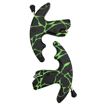 

1Pc Hand Held Bow Release Aids Left and Right Finger Grip Compound Bow Thumb Caliper Trigger Red Shooting Accessories