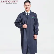 Рабочая одежда для мужчин лабораторное пальто медицинская одежда халат медицинская Униформа лабораторные принадлежности мужские лабораторные пальто AA879