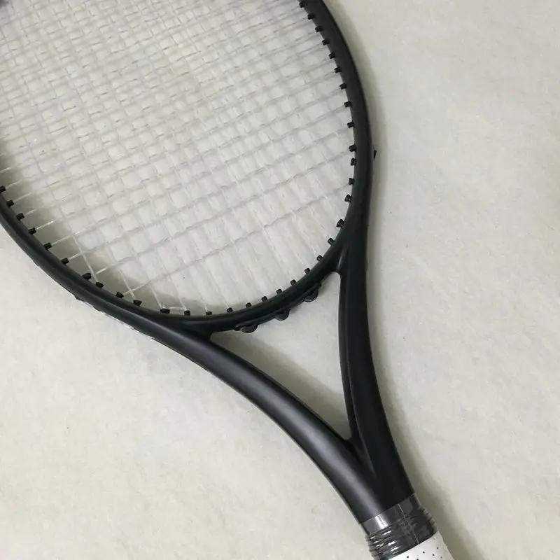 Новый Таможенный 100% углеродное волокно теннисные ракетки Тайвань OEM качество Теннисная ракетка 300 г Надаль 100 sq. В. Черный ракетки