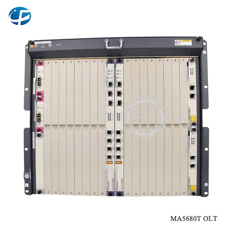 MA5680T GPON OLT с 2* SCUN+ 2* GICF uplink Board+ 2* PRTE удлинитель+ 1 шт. 16 портов GPFD C+ плата
