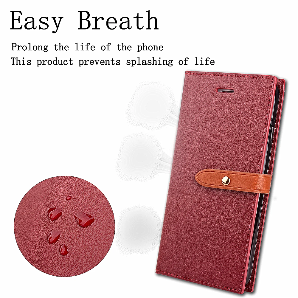 Discount Wallet Case For Xiaomi Redmi 4,Luxury Leather Cover With Magnetic Stand Card Holder Case For Xiaomi Redmi 4 4X Folio Flip Case 5
