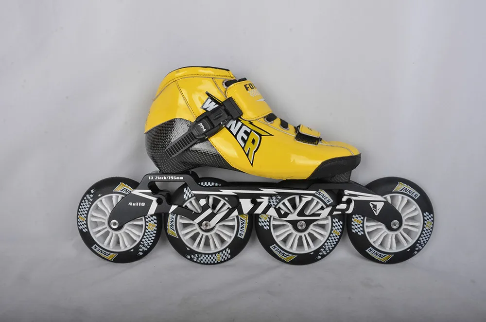 Best price!New inline Speed Skates Shoes with carbon shell (Fox Winner