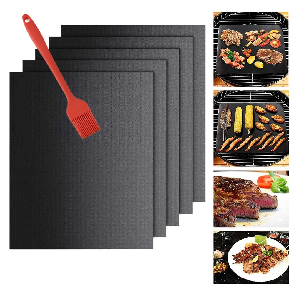 Grillling Mat Non Stick BBQ Grill Mat Easy to Clean FDA Approved Heavy