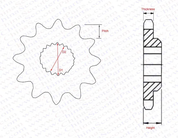 GP3 Front Sprocket