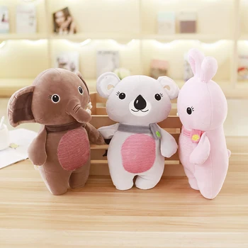 

35cm/55cm Super Kawaii Koala/Rabbit/Elephant/Pig Plush Toys Soft Stuffed Cartoon Animal Bunny Dolls Nap Pillows Kids Best Gifts