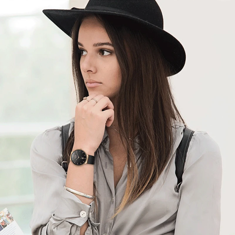 Женские кварцевые часы Reloj Mujer LIGE модные роскошные Брендовые Часы для женщин