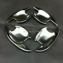 For 2013 Peugeot 3008 ABS Chrome Exterior Door Handles Bowl Trim Protector for 2014 2015 Peugeot 3008 Car Styling Accessories
