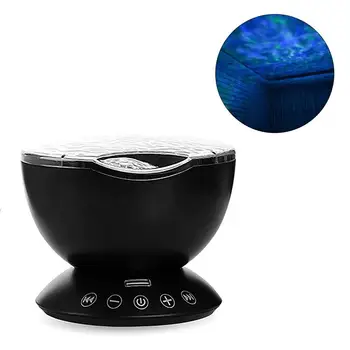 

Colorful LED Night Light Starry Sky Remote Control Ocean Wave Projector With Mini Music Novelty Baby Lamp Night Lamp For Kids