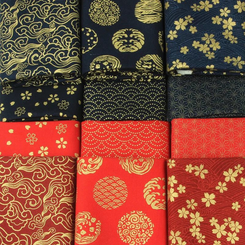 Clouds Fabric/sakura Fabric/cherry Blossom Fabric/asanoha Fabric/seigaiha Fabric/gold Fabric - Fabric AliExpress
