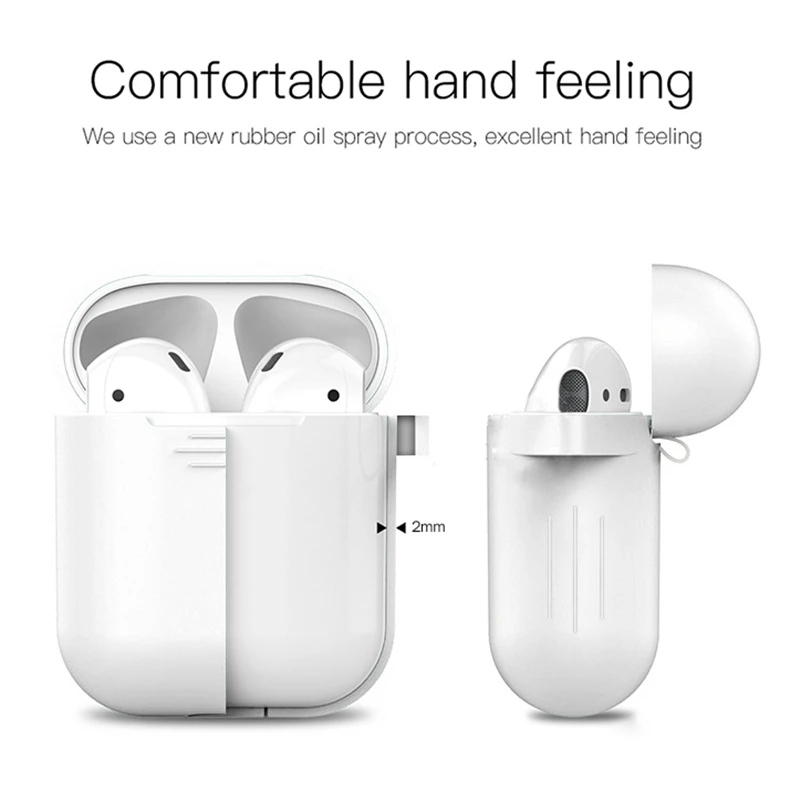 Защитный чехол для Apple Airpods наушники анти потерянный ремень строка веревка для Airpod петли рукава Дело Мягкая силиконовый кабель