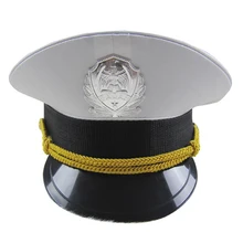 Cospaly горничная белая полицейская Кепка восьмиугольная кепка ds вечерние костюмы ds188m