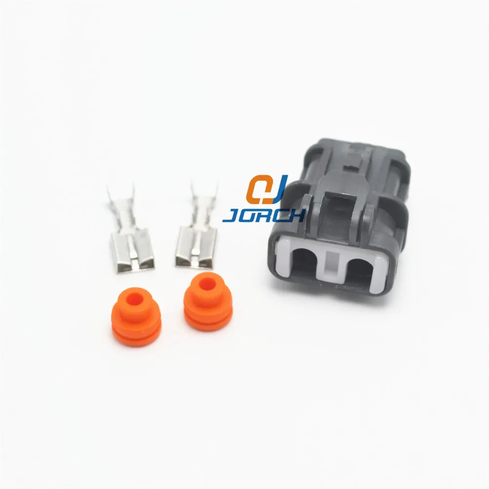 

Free shipping 10sets 6.3mm auto 2pin Excavator pressure switch plug speed water temperature header connector 7123-6423