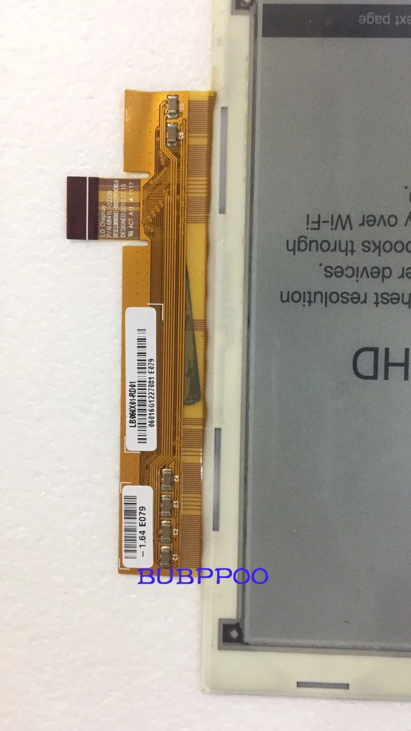 Envio Lb060x01-rd01 Lb060x02-rd01 Eink Fábrica Original Tela de Tinta para Digma S602 1026*768 - Imagem 2