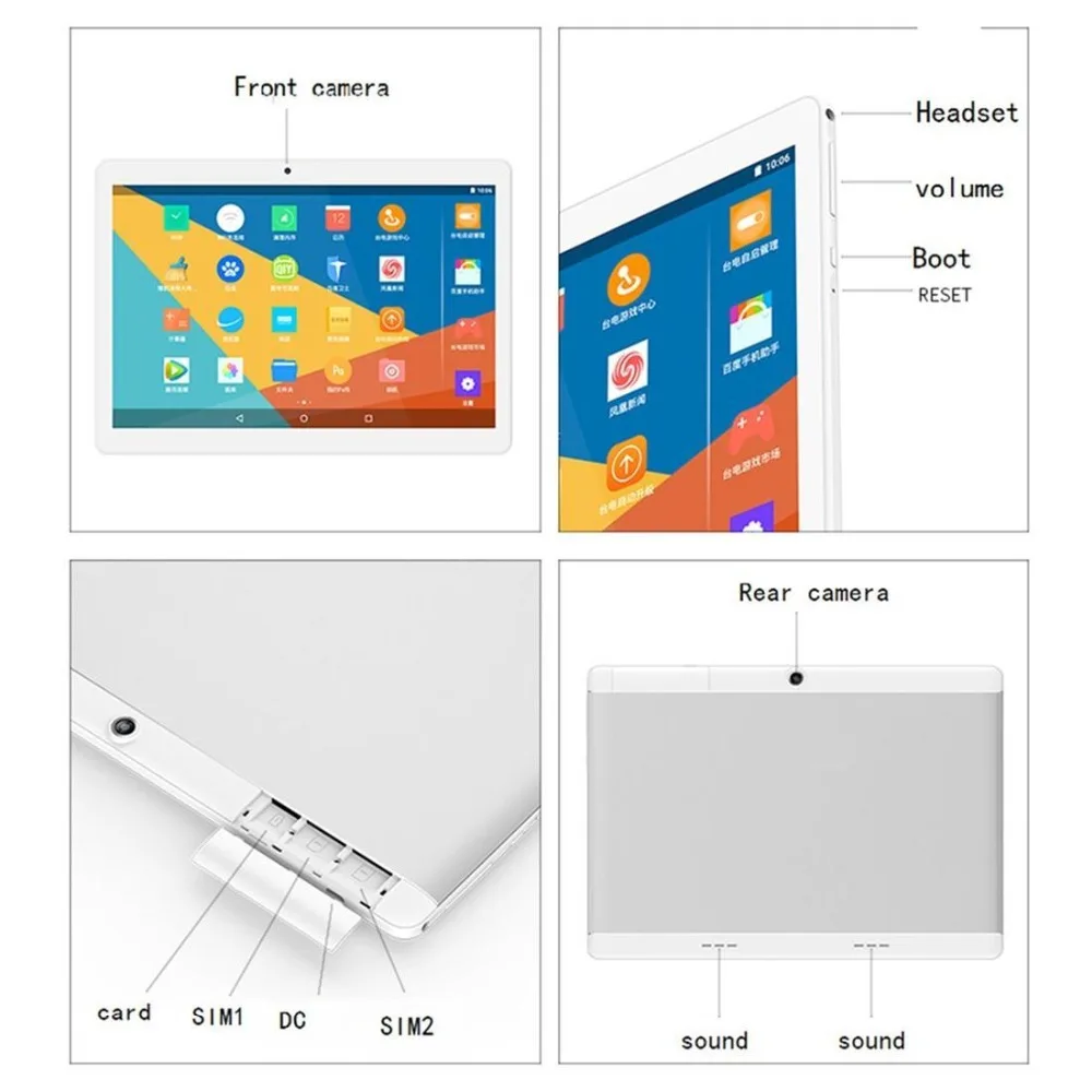 

9.6 Inch Screen Wi-Fi Dual SIM Dual Standby 3G Tablet PC for Android OS