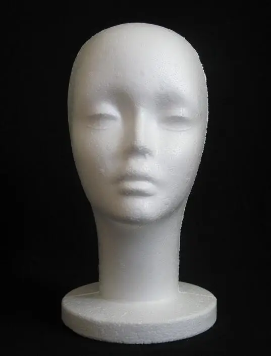silver hat mannequin head,Balaclava Mask Cap Male Styrofoam Foam